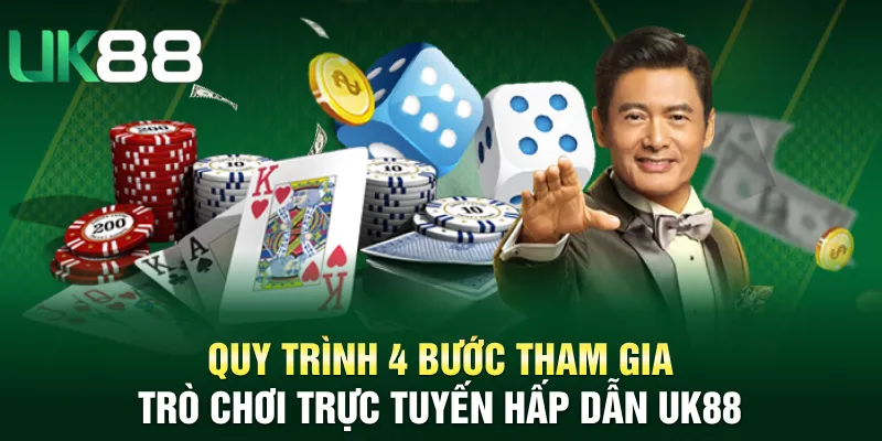 Quy trình 4 bước tham gia trò chơi trực tuyến hấp dẫn UK88