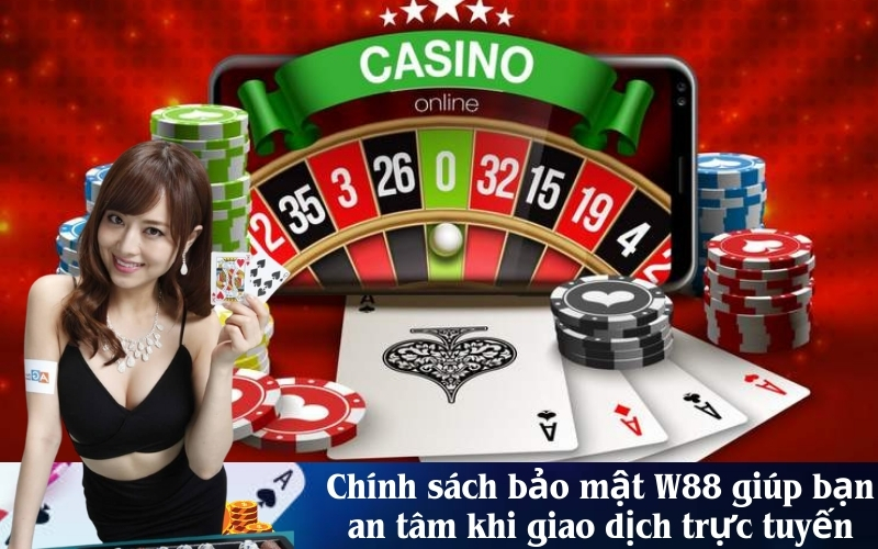 Chính sách bảo mật W88 giúp bạn an tâm khi giao dịch trực tuyến
